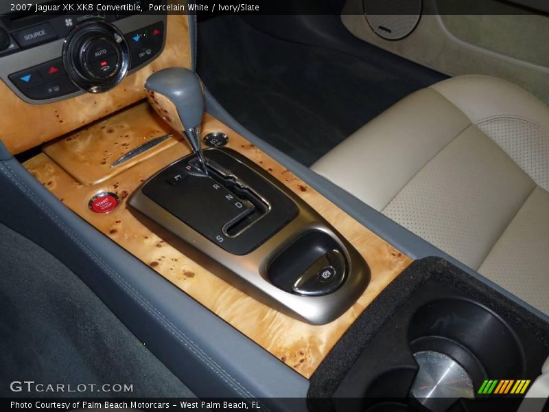 Porcelain White / Ivory/Slate 2007 Jaguar XK XK8 Convertible
