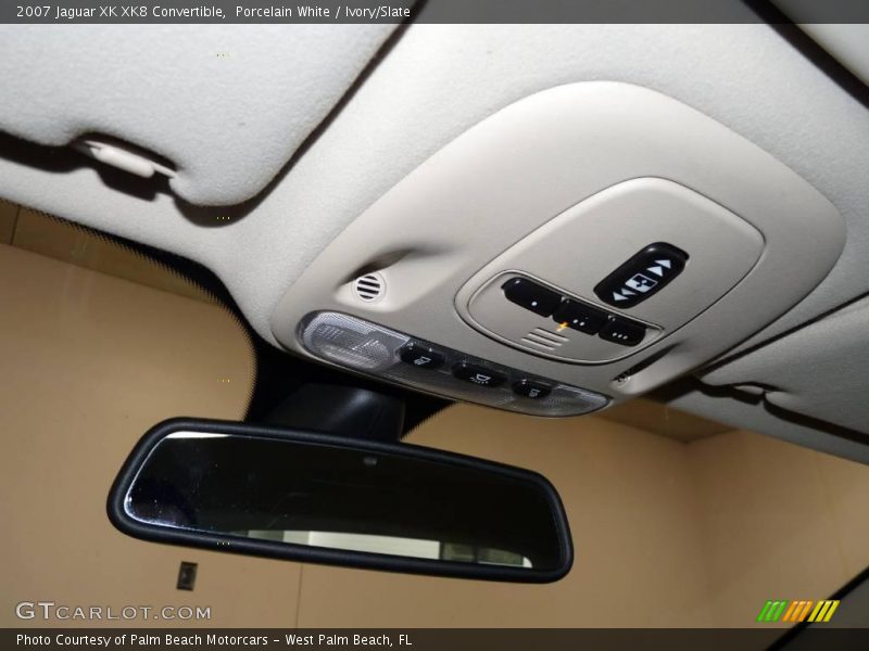 Porcelain White / Ivory/Slate 2007 Jaguar XK XK8 Convertible