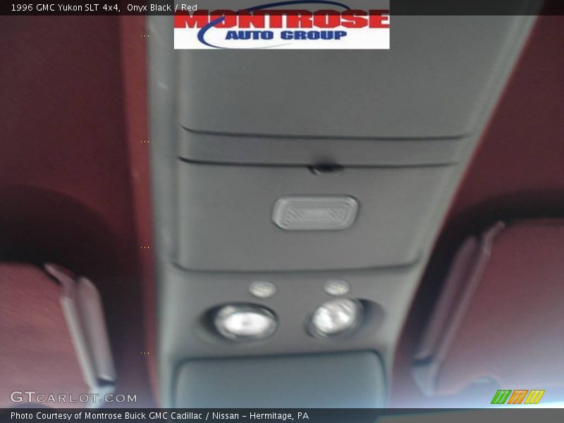Onyx Black / Red 1996 GMC Yukon SLT 4x4