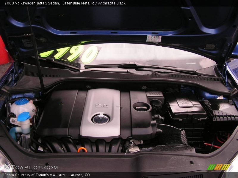 Laser Blue Metallic / Anthracite Black 2008 Volkswagen Jetta S Sedan