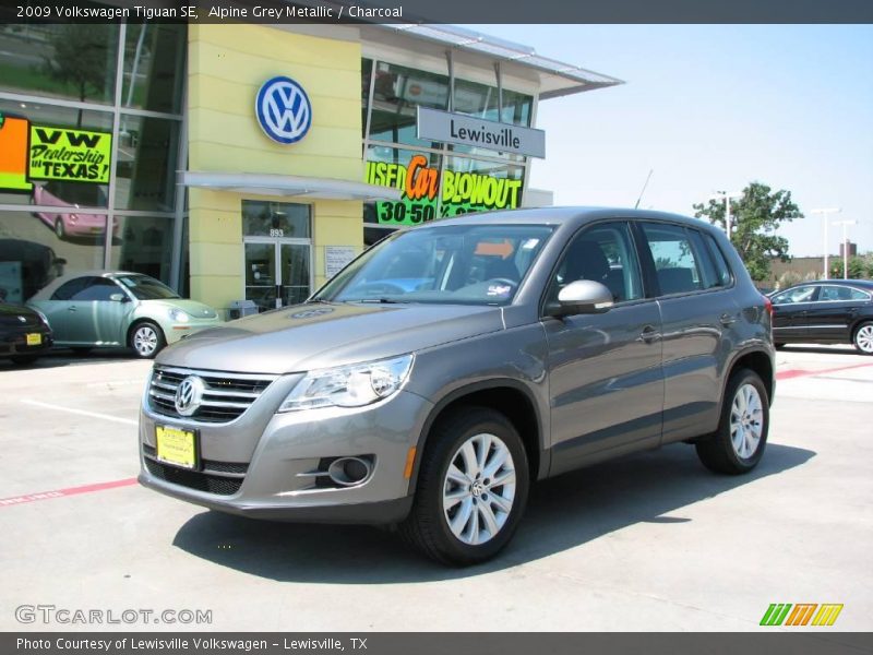 Alpine Grey Metallic / Charcoal 2009 Volkswagen Tiguan SE