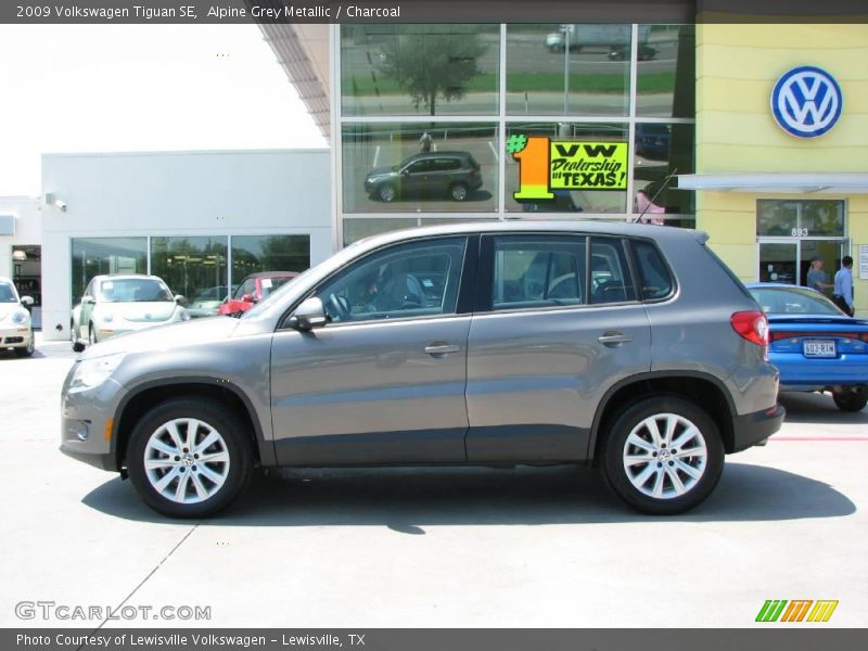 Alpine Grey Metallic / Charcoal 2009 Volkswagen Tiguan SE