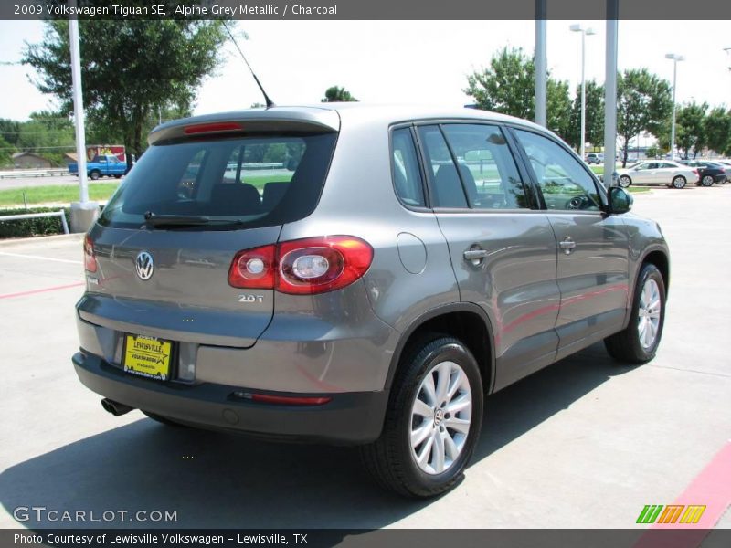 Alpine Grey Metallic / Charcoal 2009 Volkswagen Tiguan SE