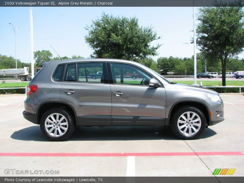 Alpine Grey Metallic / Charcoal 2009 Volkswagen Tiguan SE