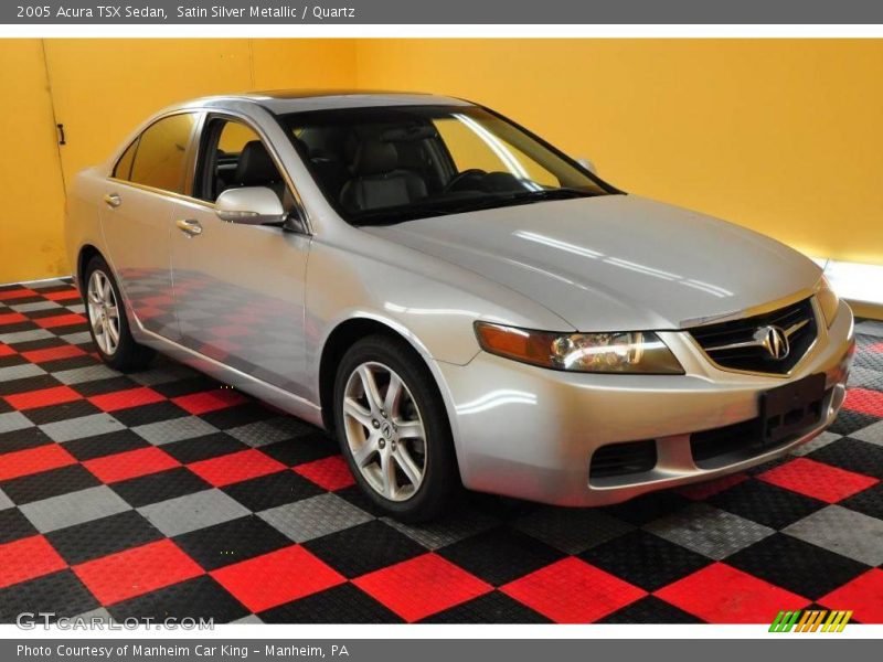 Satin Silver Metallic / Quartz 2005 Acura TSX Sedan