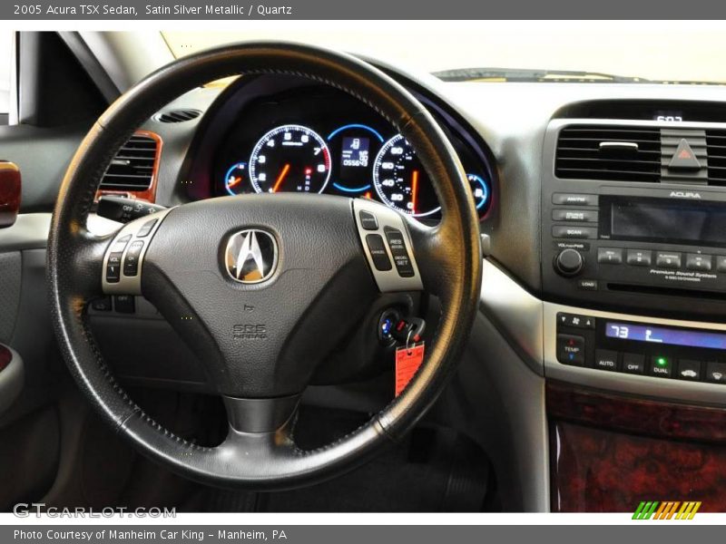 Satin Silver Metallic / Quartz 2005 Acura TSX Sedan