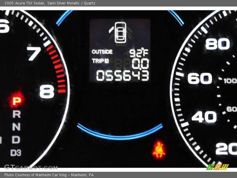 Satin Silver Metallic / Quartz 2005 Acura TSX Sedan