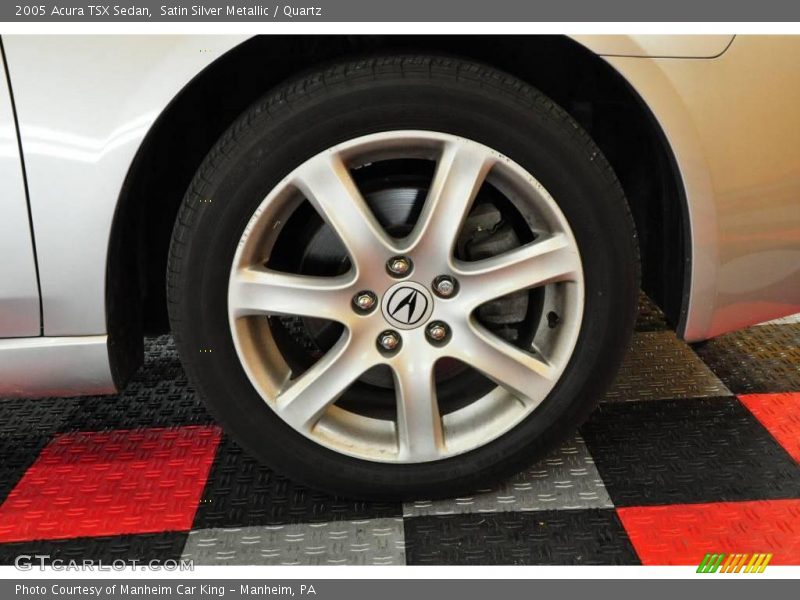 Satin Silver Metallic / Quartz 2005 Acura TSX Sedan
