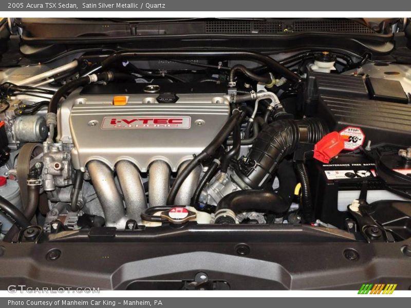 Satin Silver Metallic / Quartz 2005 Acura TSX Sedan