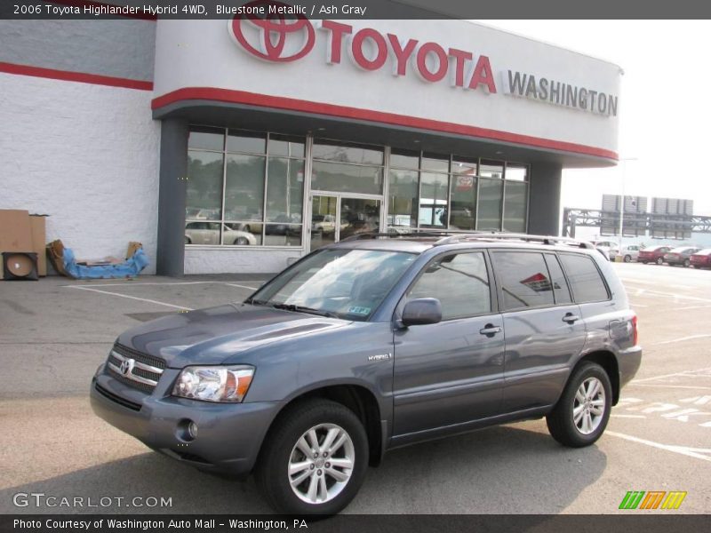 Bluestone Metallic / Ash Gray 2006 Toyota Highlander Hybrid 4WD