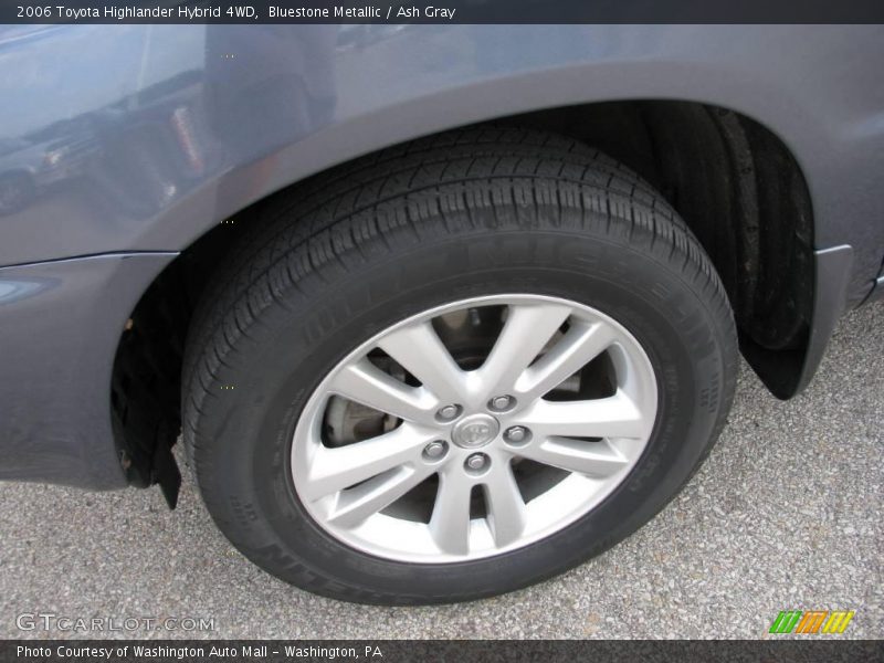 Bluestone Metallic / Ash Gray 2006 Toyota Highlander Hybrid 4WD