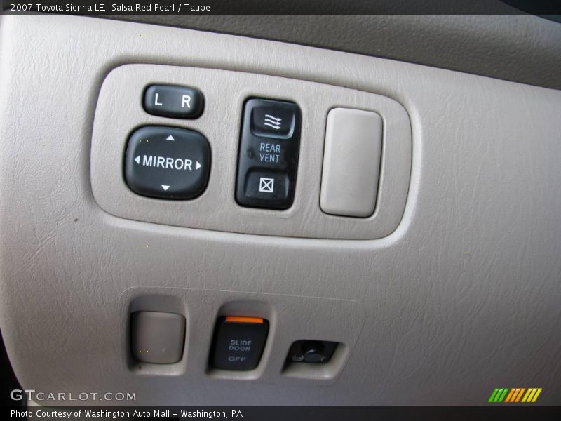 Salsa Red Pearl / Taupe 2007 Toyota Sienna LE