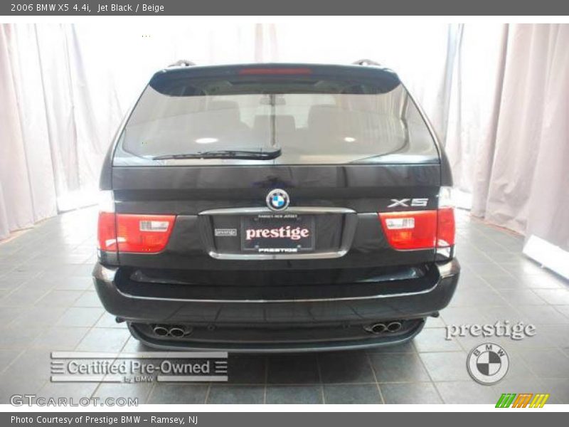 Jet Black / Beige 2006 BMW X5 4.4i