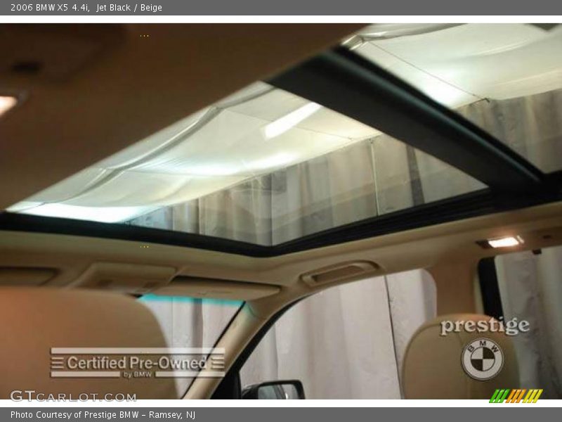 Jet Black / Beige 2006 BMW X5 4.4i