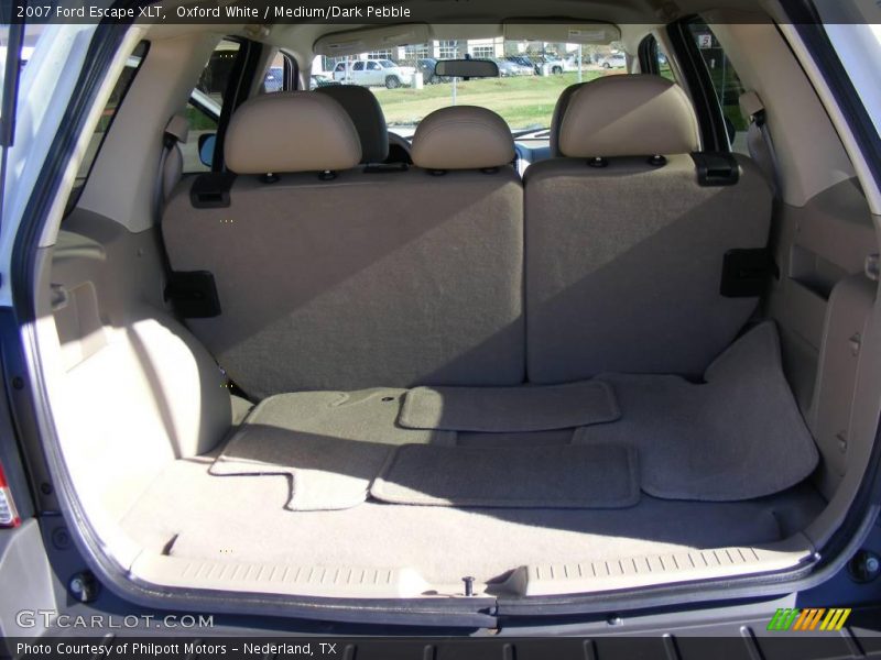 Oxford White / Medium/Dark Pebble 2007 Ford Escape XLT