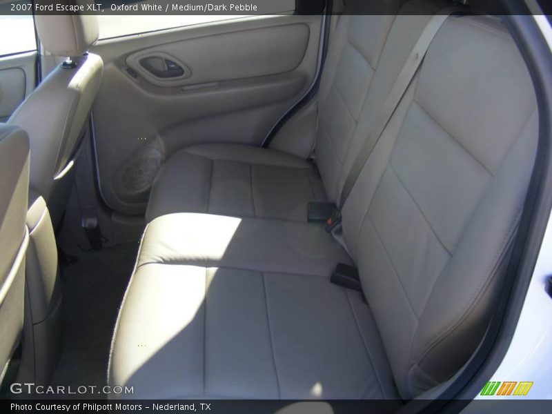 Oxford White / Medium/Dark Pebble 2007 Ford Escape XLT