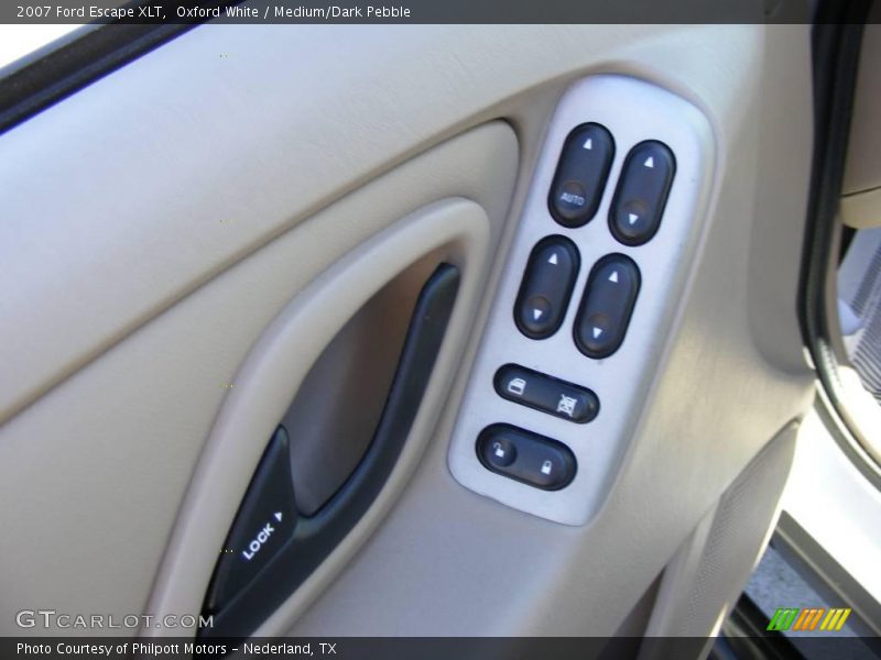 Oxford White / Medium/Dark Pebble 2007 Ford Escape XLT