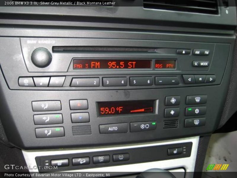 Silver Grey Metallic / Black Montana Leather 2006 BMW X3 3.0i