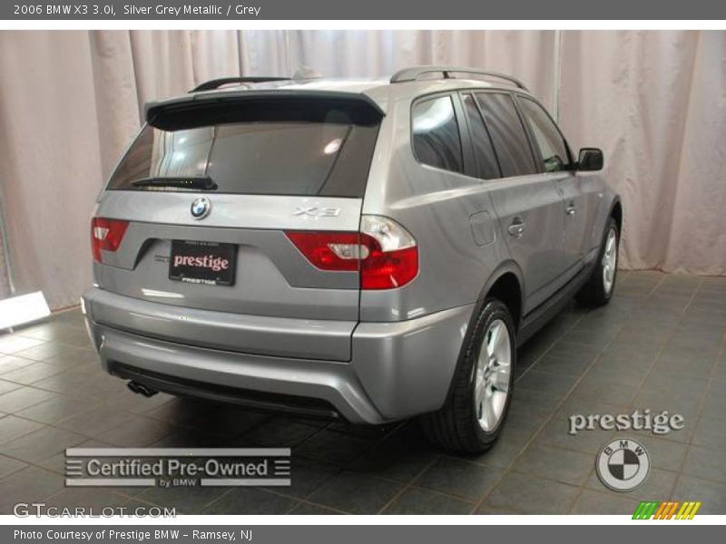 Silver Grey Metallic / Grey 2006 BMW X3 3.0i