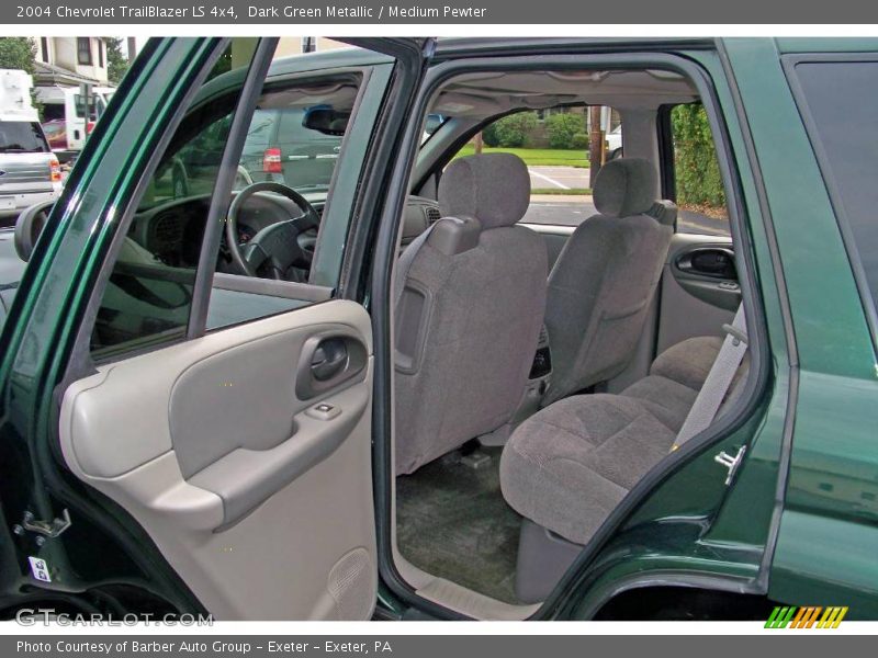 Dark Green Metallic / Medium Pewter 2004 Chevrolet TrailBlazer LS 4x4