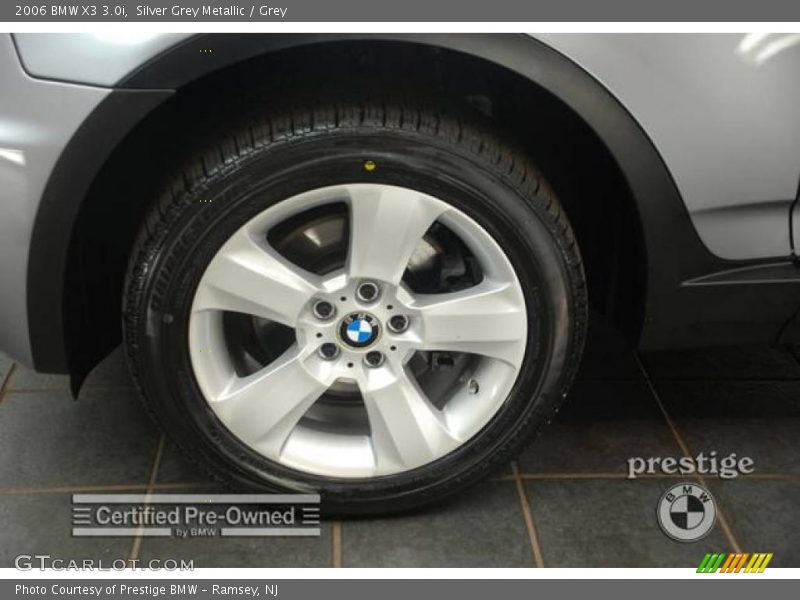 Silver Grey Metallic / Grey 2006 BMW X3 3.0i