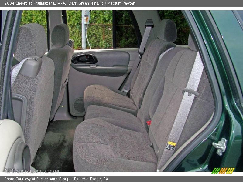 Dark Green Metallic / Medium Pewter 2004 Chevrolet TrailBlazer LS 4x4