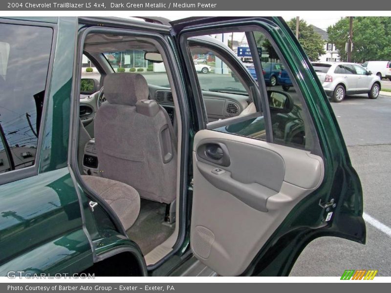 Dark Green Metallic / Medium Pewter 2004 Chevrolet TrailBlazer LS 4x4