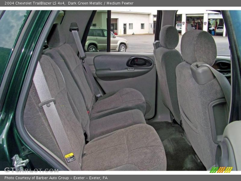 Dark Green Metallic / Medium Pewter 2004 Chevrolet TrailBlazer LS 4x4