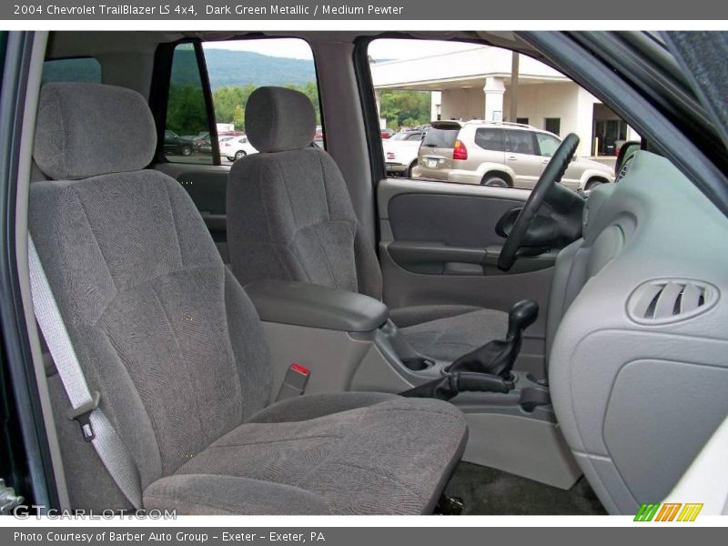 Dark Green Metallic / Medium Pewter 2004 Chevrolet TrailBlazer LS 4x4