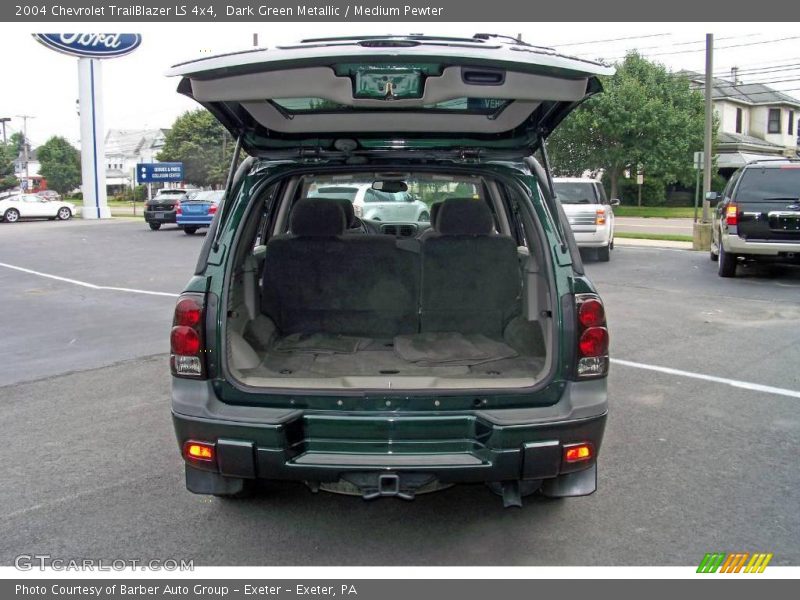 Dark Green Metallic / Medium Pewter 2004 Chevrolet TrailBlazer LS 4x4