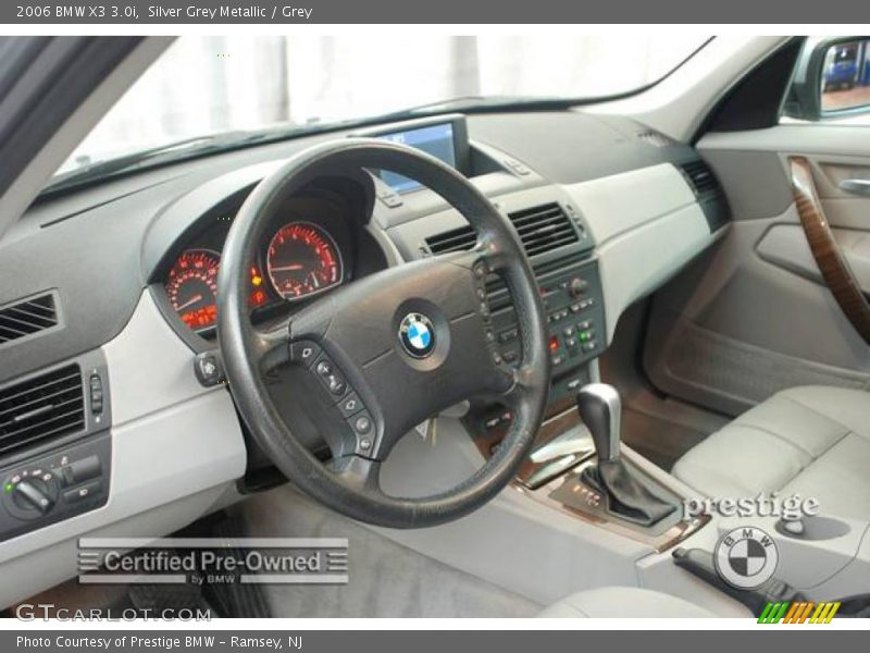 Silver Grey Metallic / Grey 2006 BMW X3 3.0i