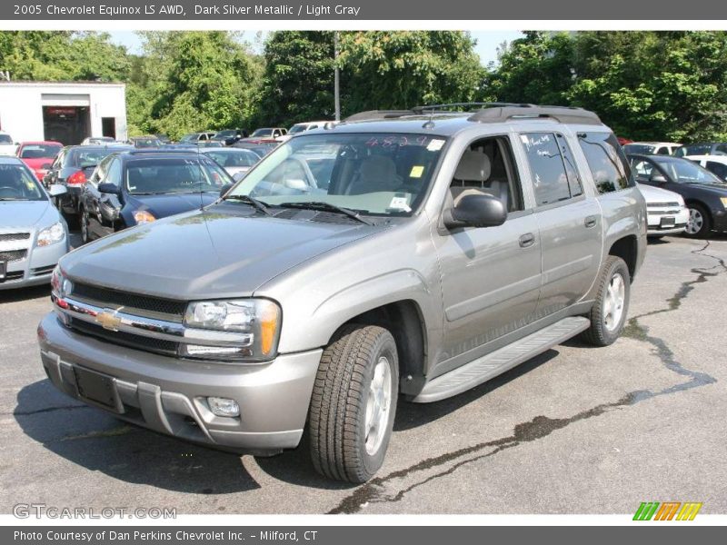 Dark Silver Metallic / Light Gray 2005 Chevrolet Equinox LS AWD