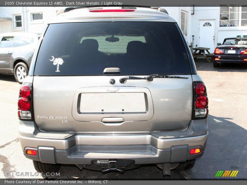 Dark Silver Metallic / Light Gray 2005 Chevrolet Equinox LS AWD