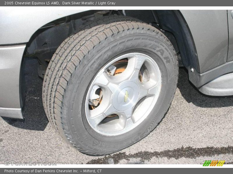 Dark Silver Metallic / Light Gray 2005 Chevrolet Equinox LS AWD