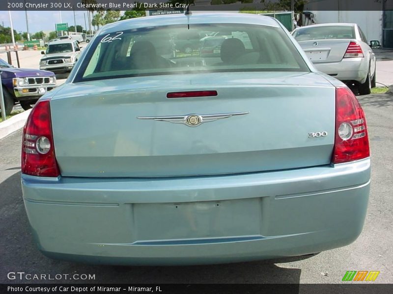 Clearwater Blue Pearl / Dark Slate Gray 2008 Chrysler 300 LX