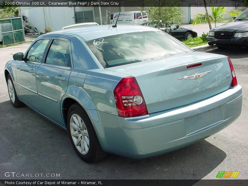 Clearwater Blue Pearl / Dark Slate Gray 2008 Chrysler 300 LX