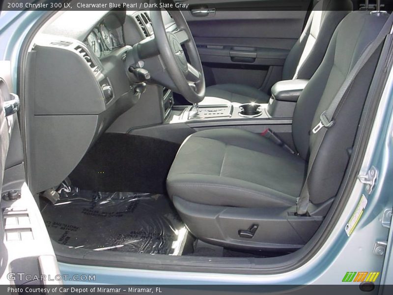 Clearwater Blue Pearl / Dark Slate Gray 2008 Chrysler 300 LX