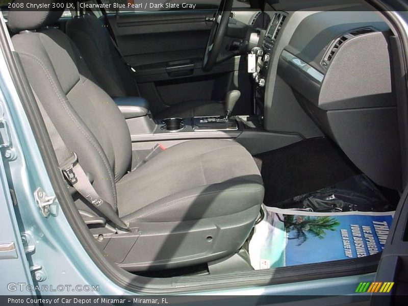 Clearwater Blue Pearl / Dark Slate Gray 2008 Chrysler 300 LX