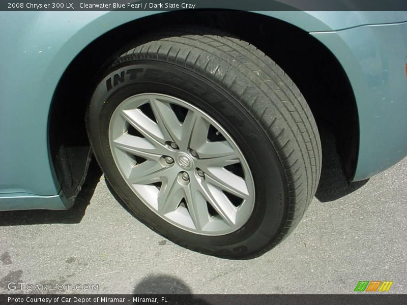 Clearwater Blue Pearl / Dark Slate Gray 2008 Chrysler 300 LX