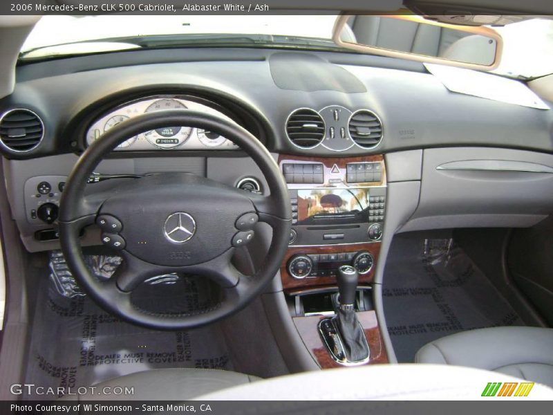 Alabaster White / Ash 2006 Mercedes-Benz CLK 500 Cabriolet