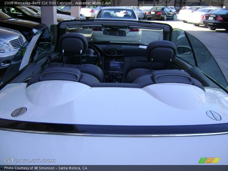 Alabaster White / Ash 2006 Mercedes-Benz CLK 500 Cabriolet