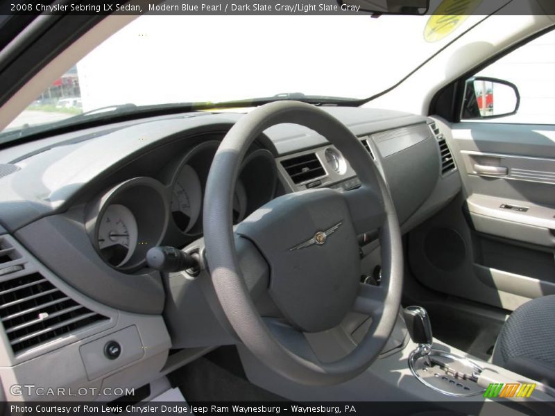 Modern Blue Pearl / Dark Slate Gray/Light Slate Gray 2008 Chrysler Sebring LX Sedan