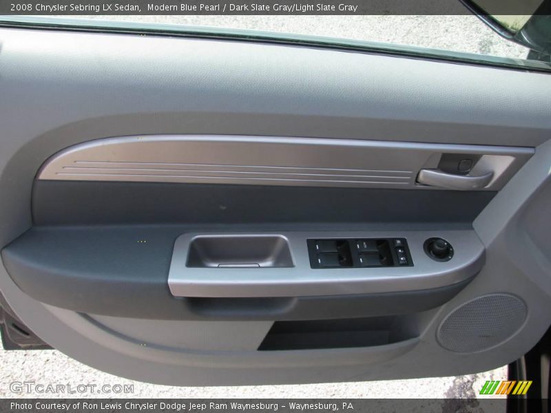 Modern Blue Pearl / Dark Slate Gray/Light Slate Gray 2008 Chrysler Sebring LX Sedan