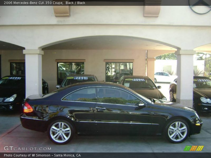 Black / Black 2006 Mercedes-Benz CLK 350 Coupe