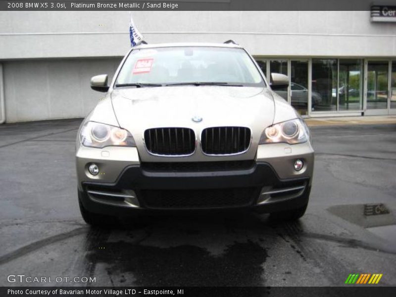 Platinum Bronze Metallic / Sand Beige 2008 BMW X5 3.0si
