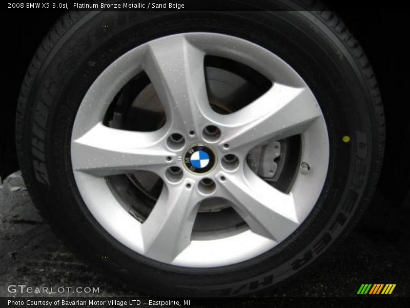 Platinum Bronze Metallic / Sand Beige 2008 BMW X5 3.0si