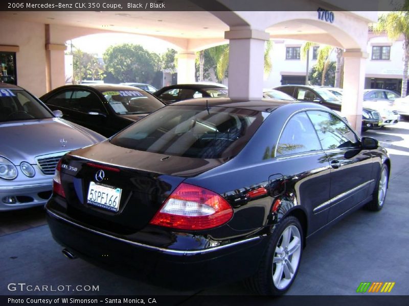 Black / Black 2006 Mercedes-Benz CLK 350 Coupe