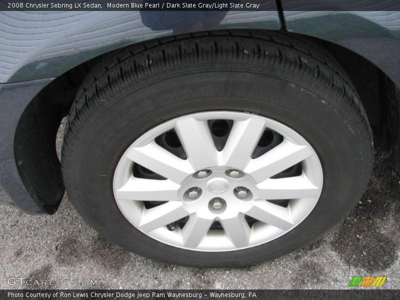 Modern Blue Pearl / Dark Slate Gray/Light Slate Gray 2008 Chrysler Sebring LX Sedan