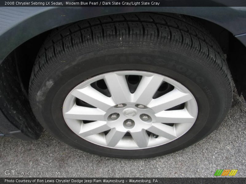 Modern Blue Pearl / Dark Slate Gray/Light Slate Gray 2008 Chrysler Sebring LX Sedan
