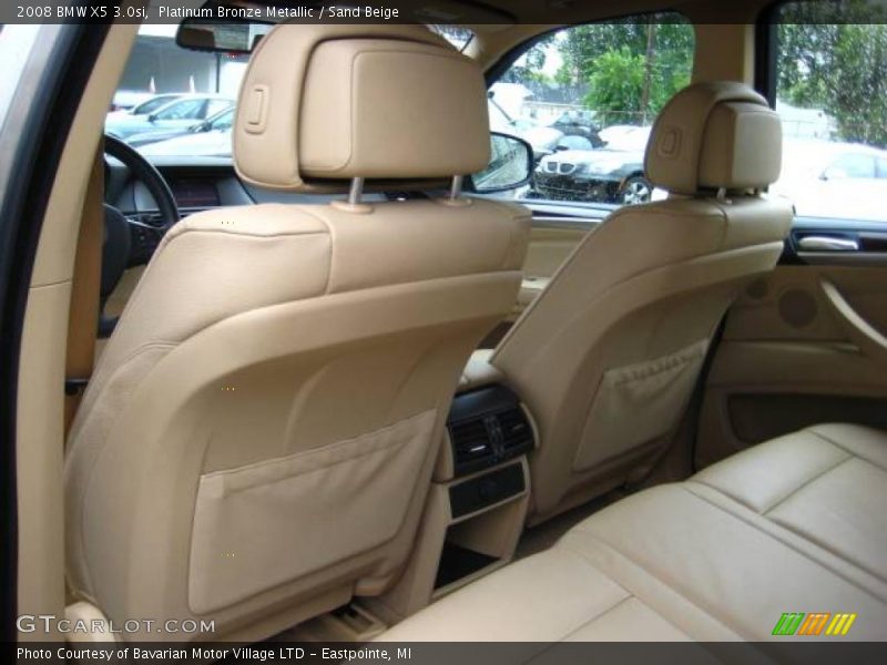Platinum Bronze Metallic / Sand Beige 2008 BMW X5 3.0si